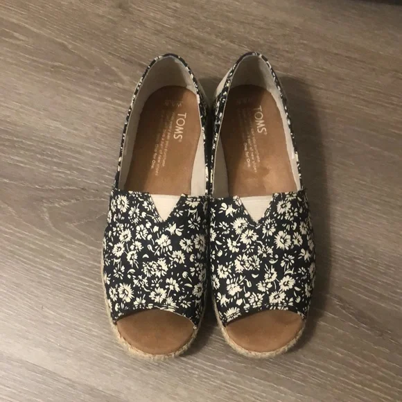 Toms Shoes Alpargata Open Toe Poshmark